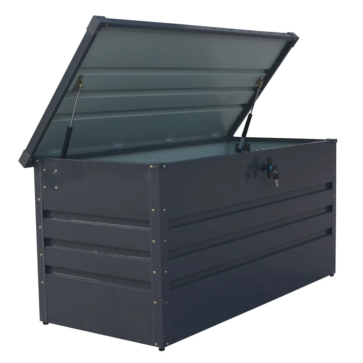 Large Capacity Eco-Friendly Easily Assembled Multifunctional Waterproof Outdoor Storage Box With Seat For Garden Tools