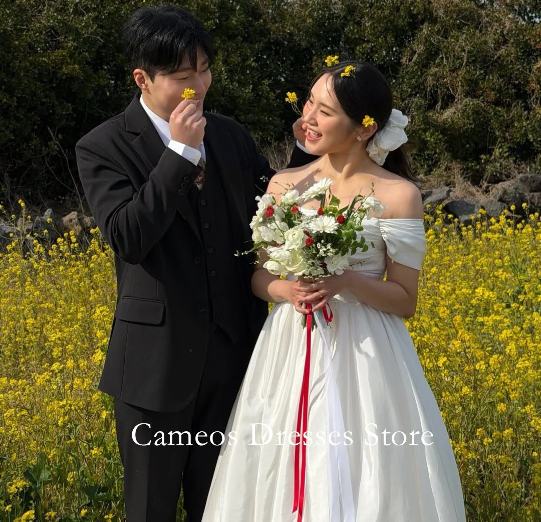 

Свадебные платья SONDR на заказ, без бретелек, цвета слоновой кости, без рукавов, из тафты, с корсетной спинкой, со шлейфом, для невест, женские свадебные платья