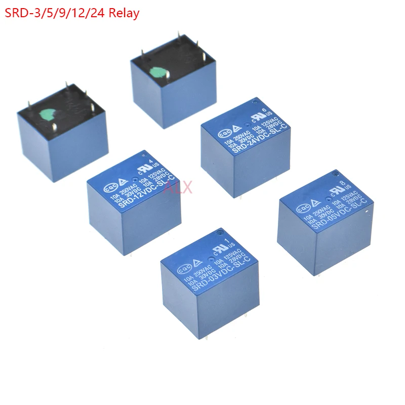 5PCS Relay SRD-5VDC… - image