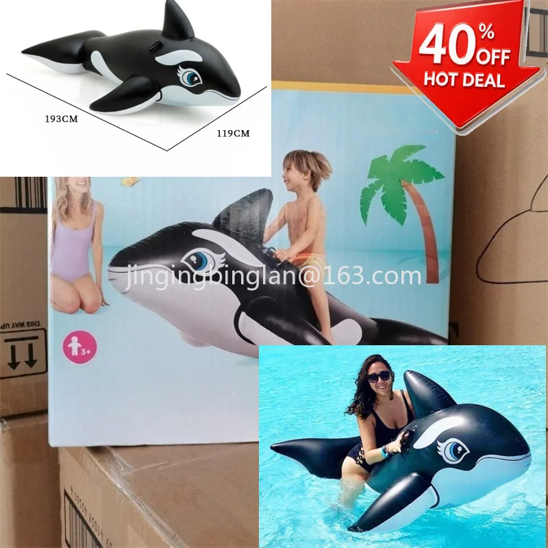 The new black whale mount water inflatable mount swimming animal mount training aid supplied by the manufacturer in 2026