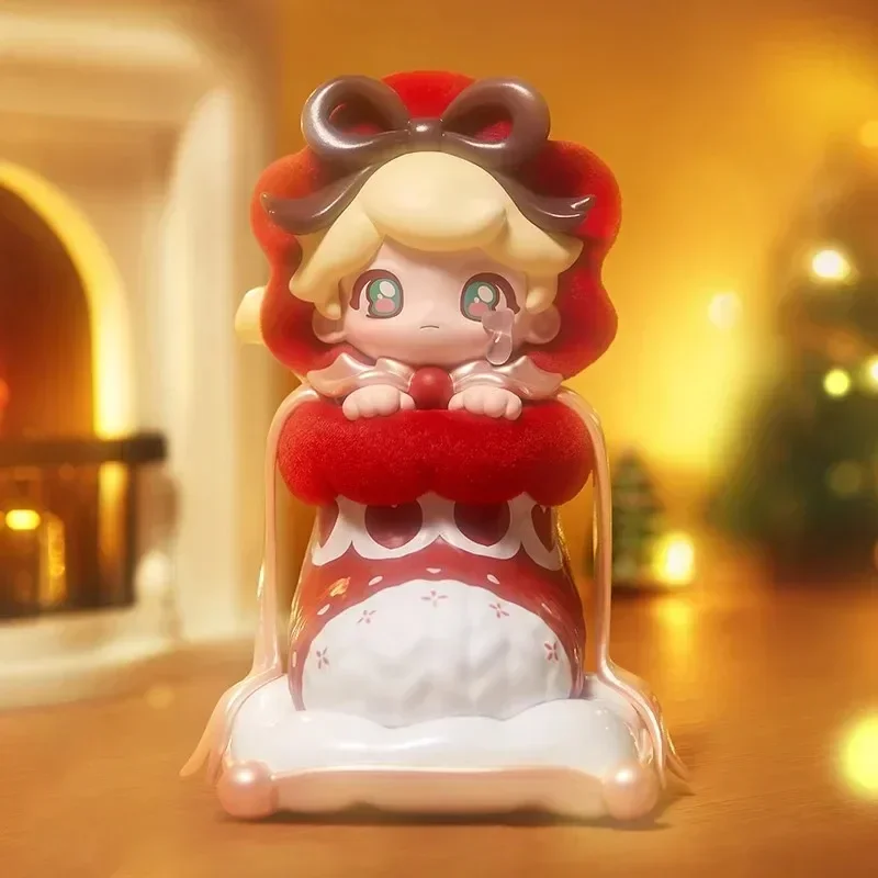 البوب مارت أزورا الدافئة عيد الميلاد سلسلة صندوق أعمى صندوق غامض Kawaii الحلي التماثيل ديكور المنزل نموذج لسطح المكتب دمى الفتيات هدية