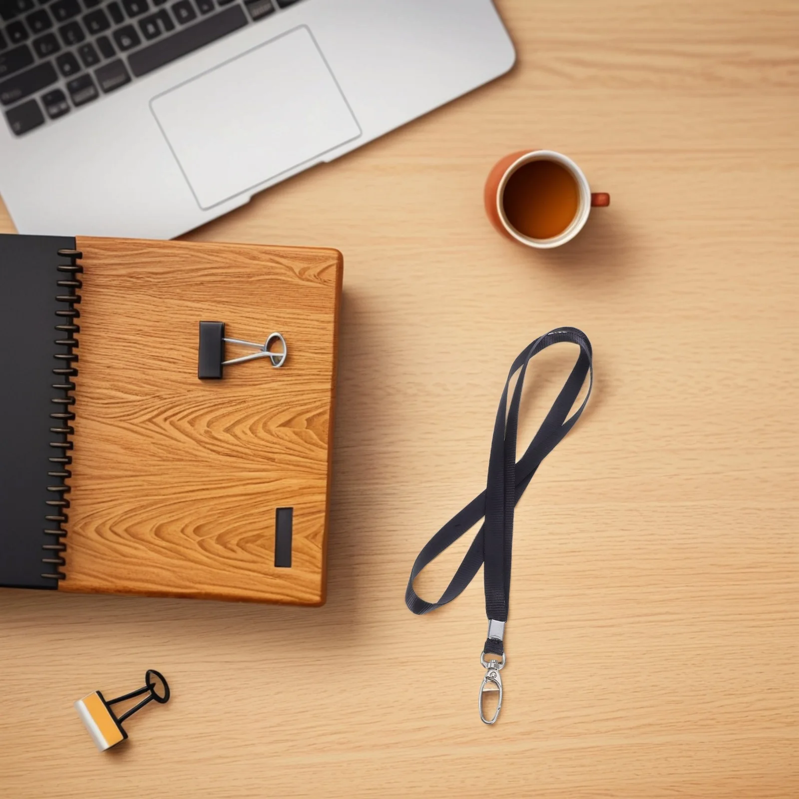 50 قطعة شارة الهوية السوداء الحبل شقة الرقبة حزام خطاف دوار كليب مكتب تحديد شارة حامل للرجال والنساء