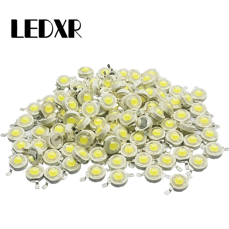 10/1000 sztuk koraliki do lampy LED dużej mocy 1 W/3 W/5 W biały ciepły biały czerwony żółty niebieski zielony pomarańczowy imitacja lumenów koraliki do lampy