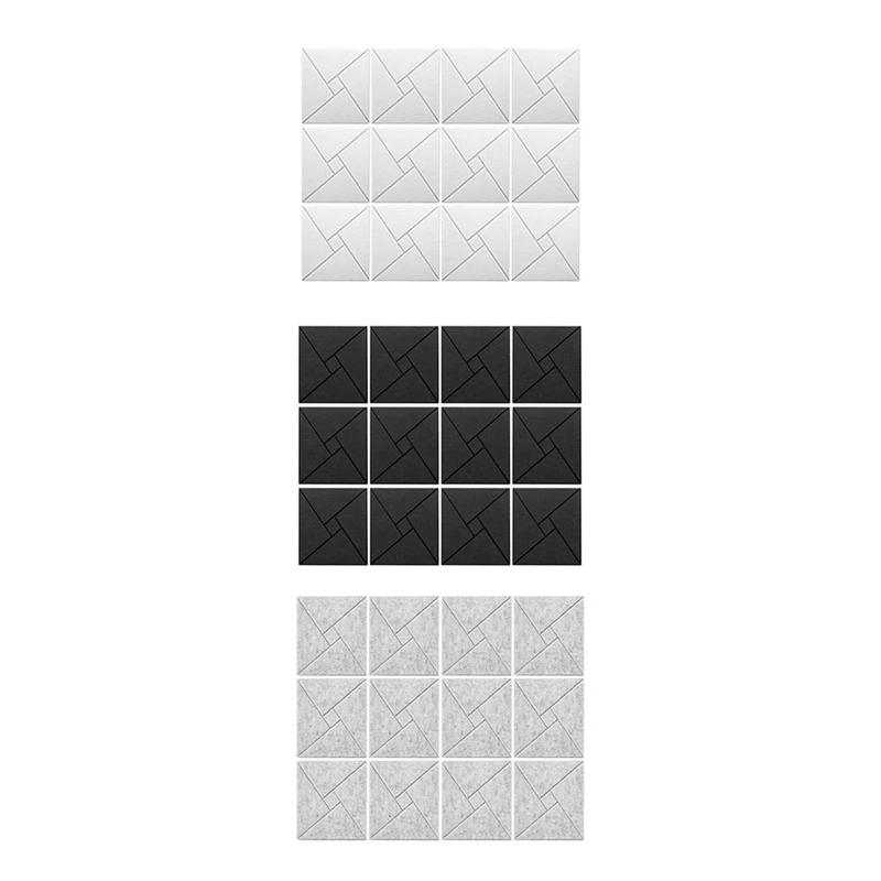 

12Pcs Acoustic Panels With Self-Adhesive, 12X12x0.4In Sound Proof Foam Panels, Sound Absorbing Tile For Walls