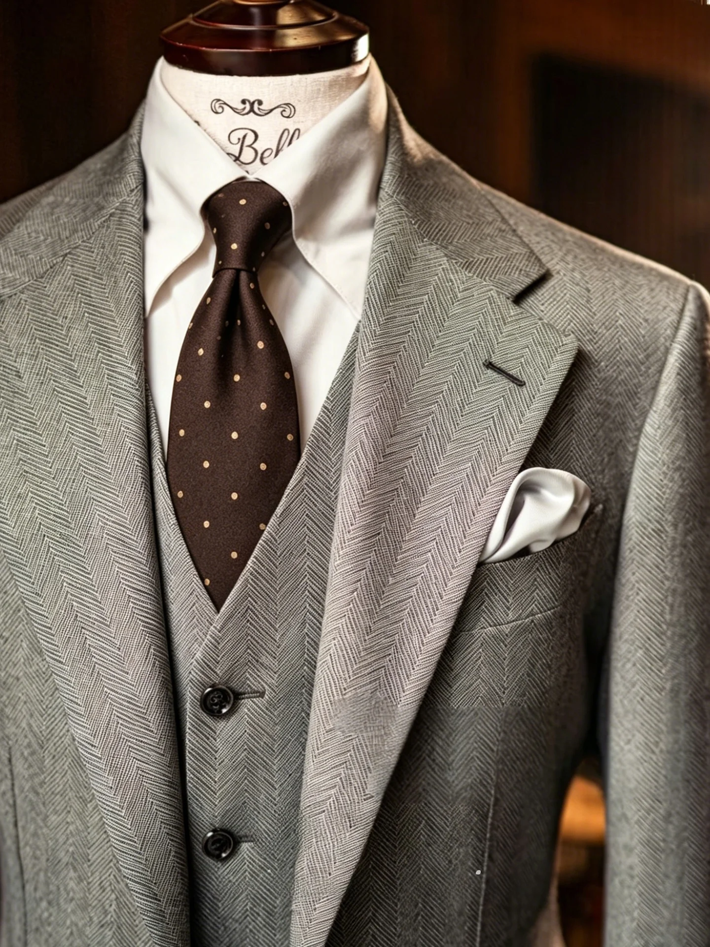 elegant-polka-dot-men's-tie-casual-wedding-boxed-round-dot-pattern-business-formal-leisure-grooming-luxury-sensation