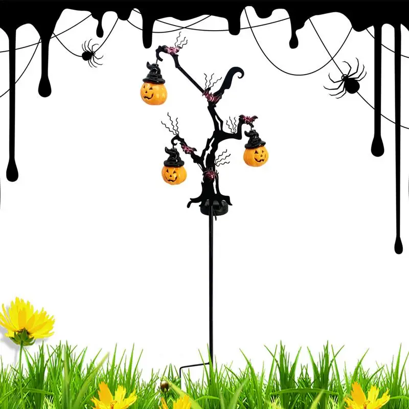 

Halloween Solar Pumpkin Lights Waterproof Outdoor Garden Pathway Decoration Creative Atmosphere Lamp For Yard Party Supplies