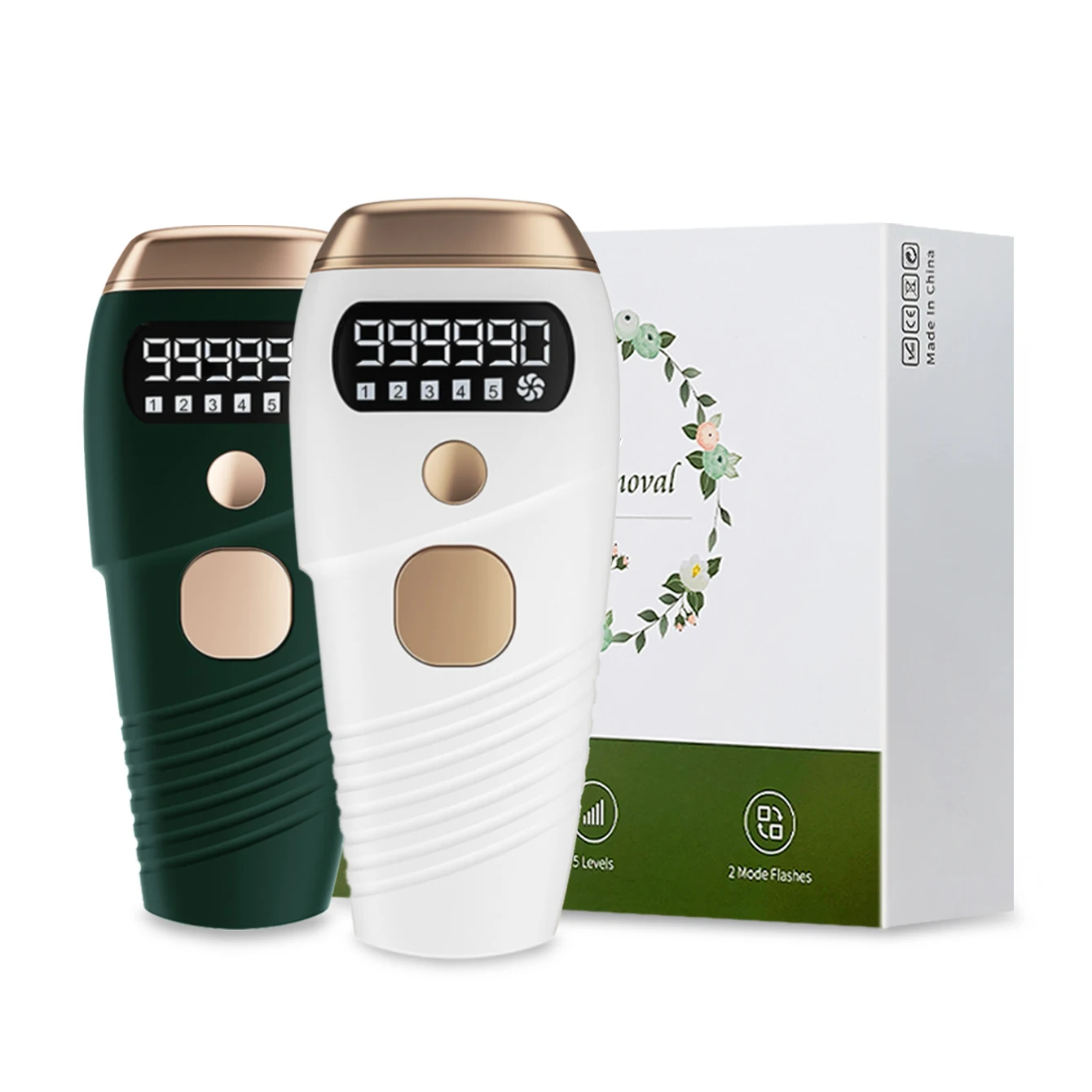 Professional 999,990 Flashes LCD Display Permanent Painless Electric Epilator for Women Whole Body Laser Hair Remover Machine