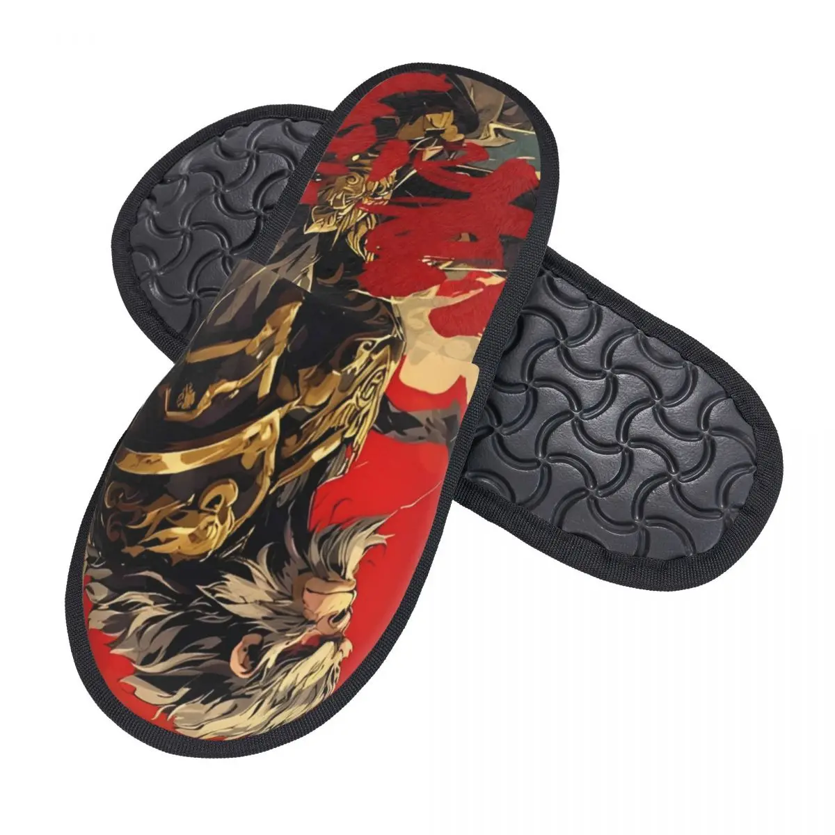 Black Myth Wukong Game 2024 House Cotton Slippers Bedroom Monkey King Cozy Household Fur Slides Slippers Anti Slip