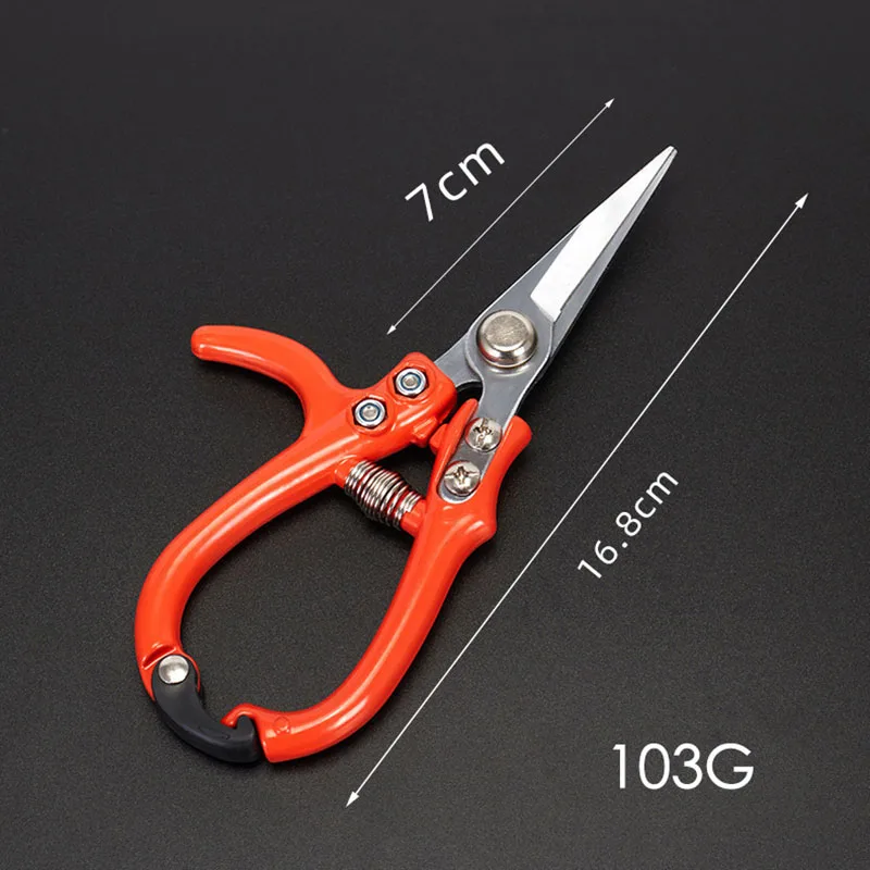 Gardening Shear with Lock Lawn Cares Hand Tool Garden Snips Pruning Shear Bonsai Cutter Multifunctional Pruners