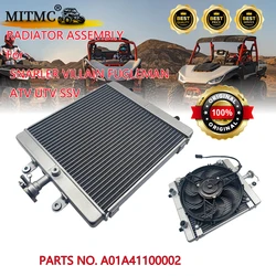 RADIATOR ASSEMBLY For SGW SNARLER VILLAIN FUGLEMAN ATV UTV SSV A01A41100002