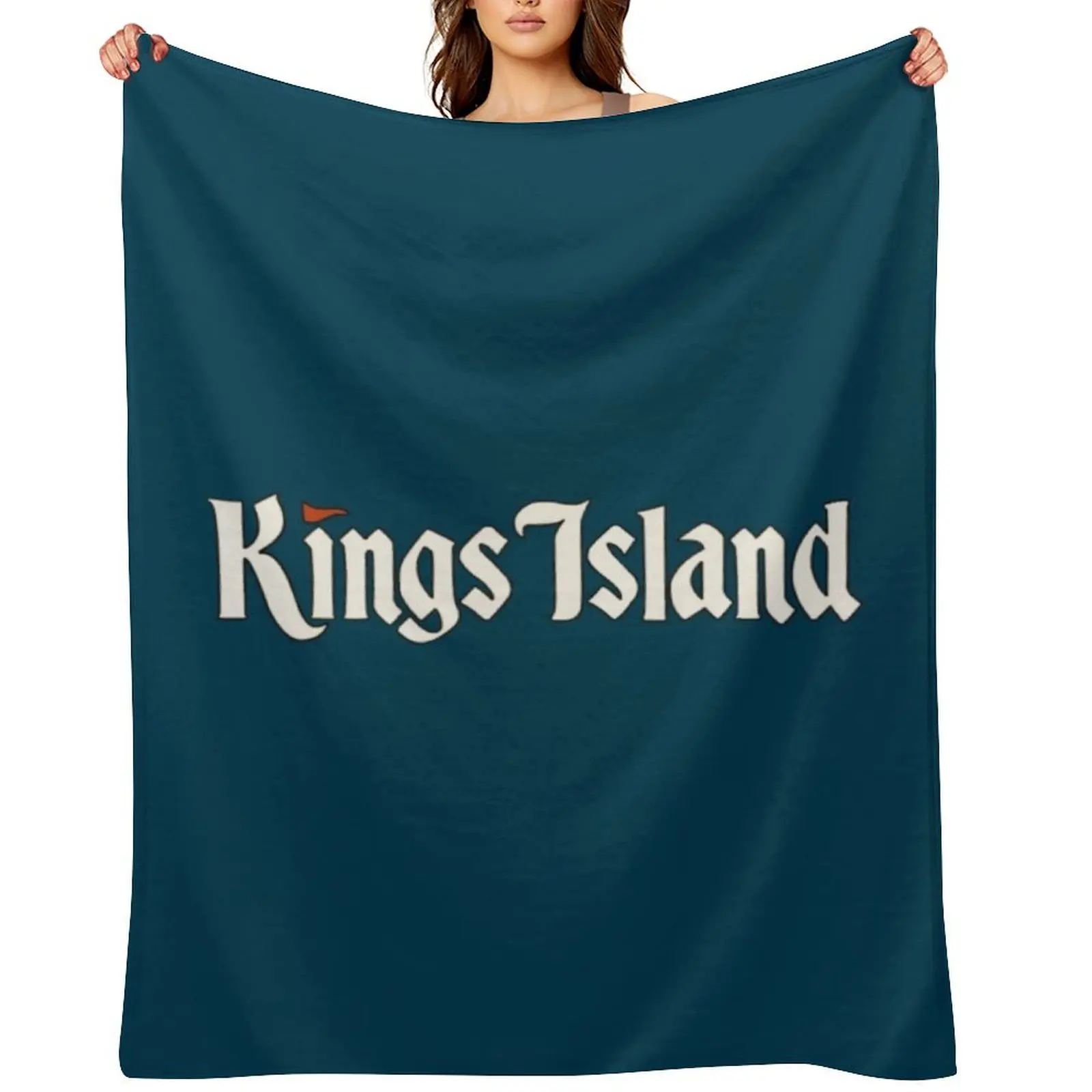 

Kings Island Vintage Logo Throw Blanket Comforter Sofa Throw Kid'S Blankets For Baby Blankets