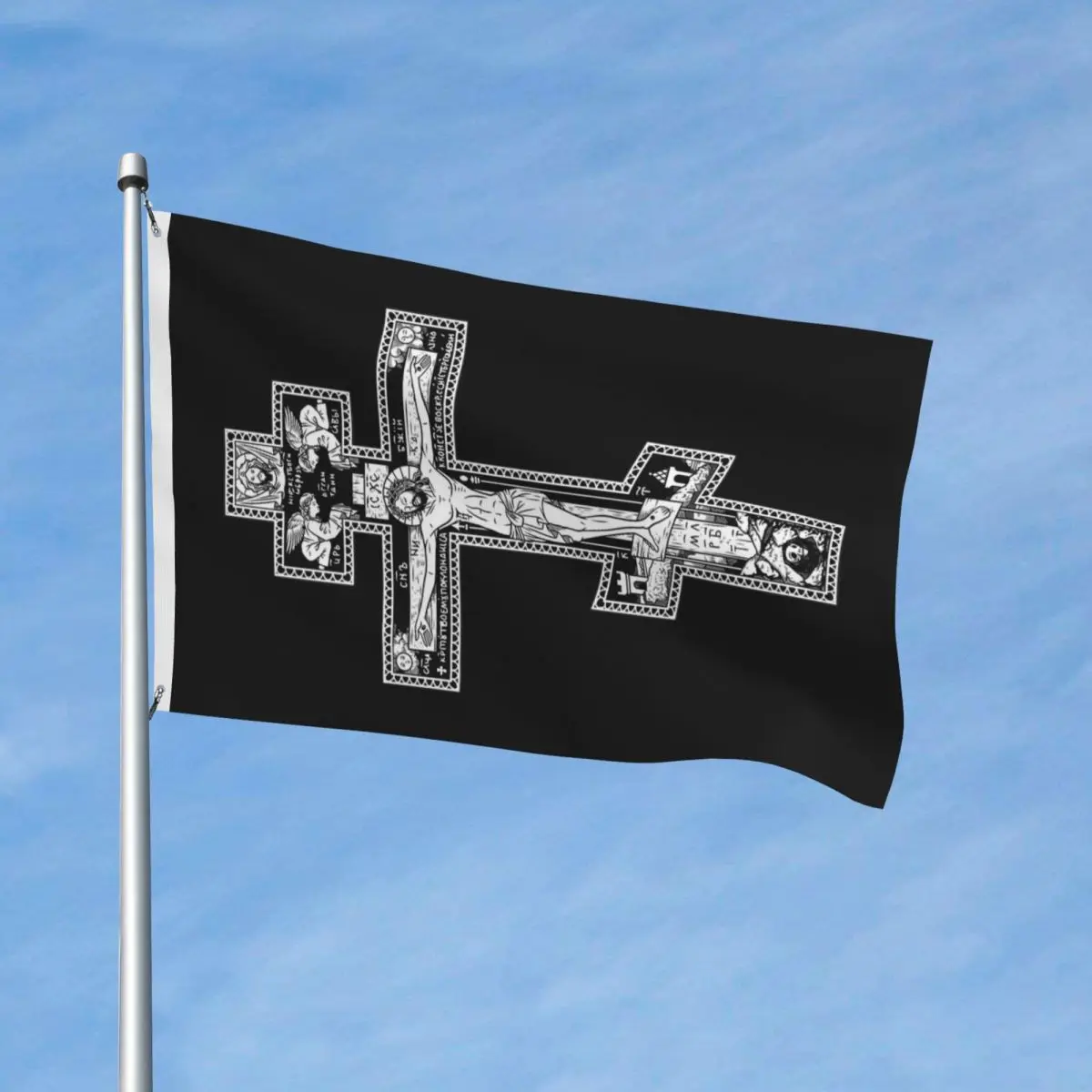 Orthodox Cross Christian Flag Indoor Outdoor Banner All Weather Decoration Durable 60x90 90x150cm Flags