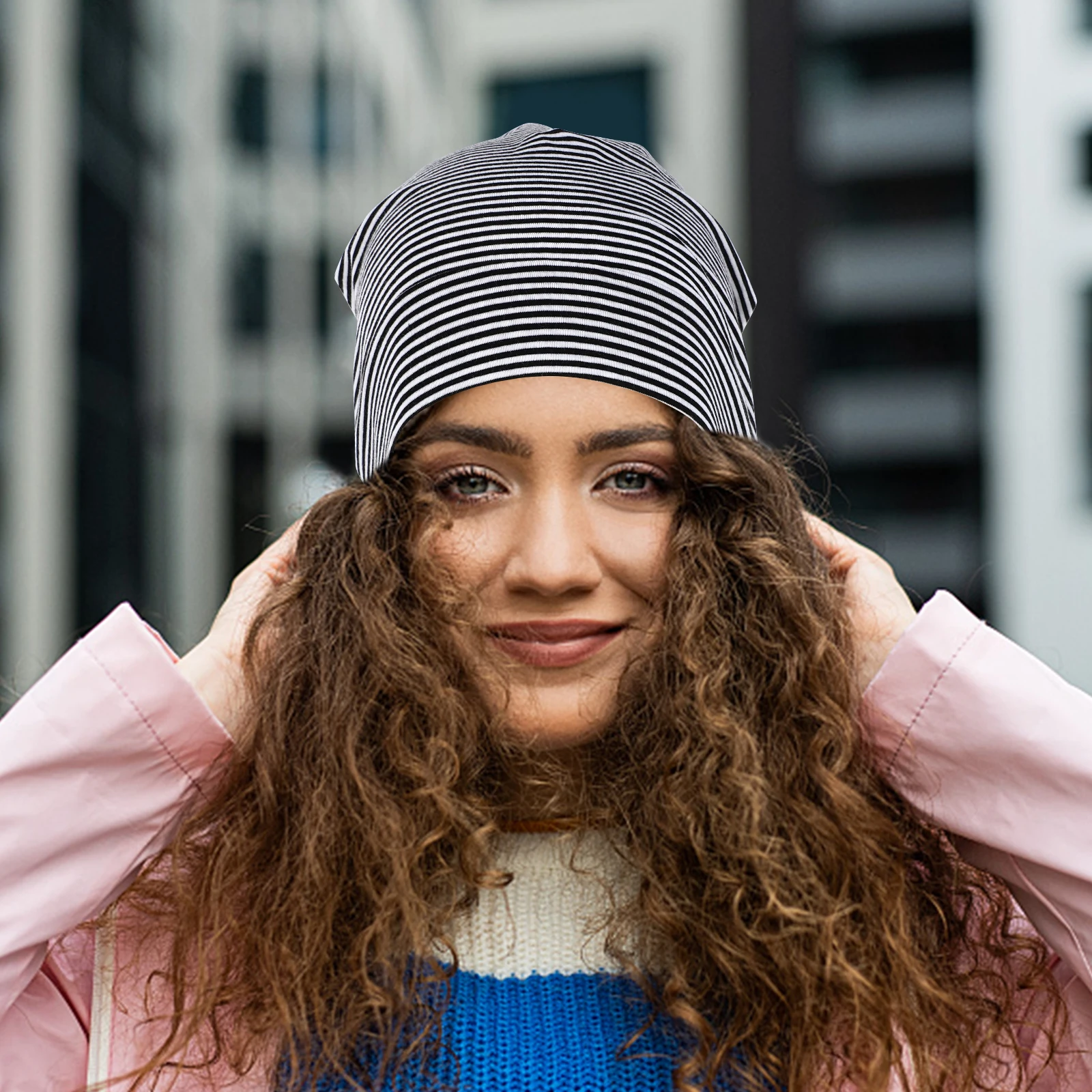 

1Pcs Household Hat Exquisite Design Elastic Rim Comfortable for Sleeping and Sports Use Sleeping Hat Breathable