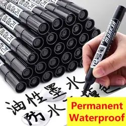 1.5mm Crude Nib Permanent Marker Pen Red Blue Black Ink Quick-Dry Waterproof Marker Pen Permanent Waterproof Fine Color