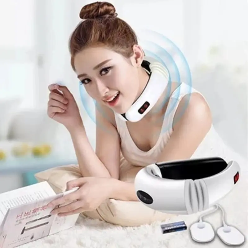 Cervical spine massager, neck massager, pulse therapy device for the cervical spine, shoulder and cervical spine massager