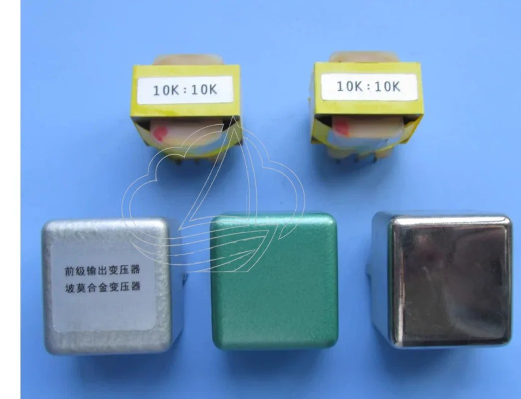 Balanced to Unbalanced Audio Isolation Transformer, 10K:10K Polymetal Alloy Wide Bandwidth Audio Converter