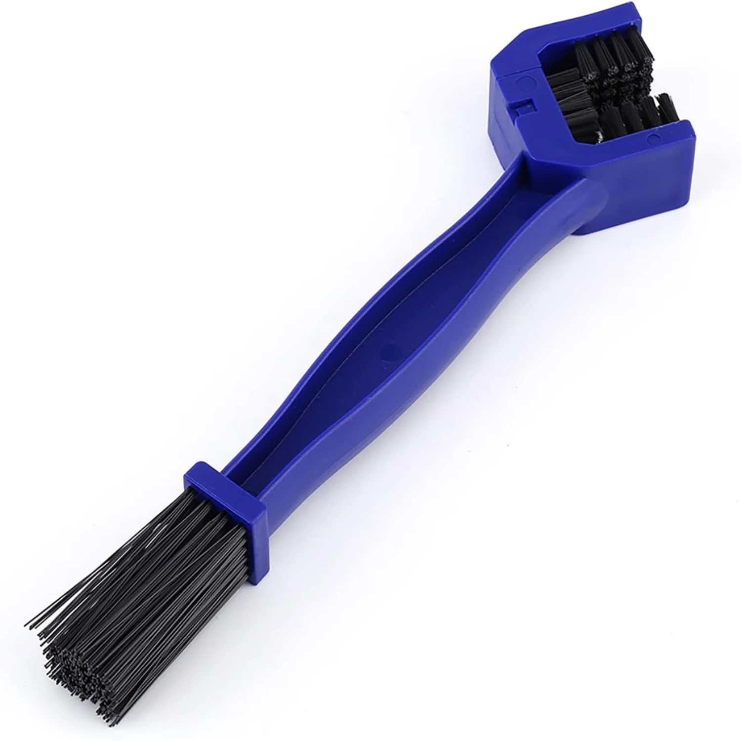 Blue High-Quality Efficient Double-Sided Bike Chain Cleaning Brush Tool for Bikes and Motorcycles - Convenient Size 25 X 5 X 3.2