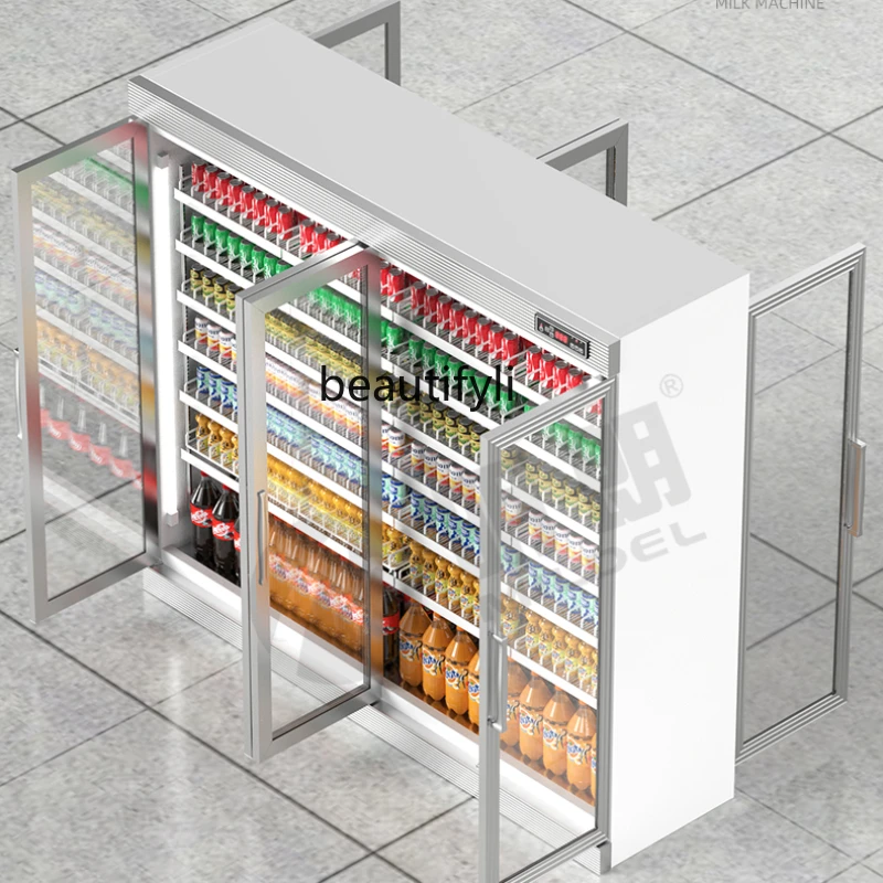 

Beverage Display Freezer Air-Cooled Freezer Split Freezer Commercial Convenience Store Supermarket Refrigerator