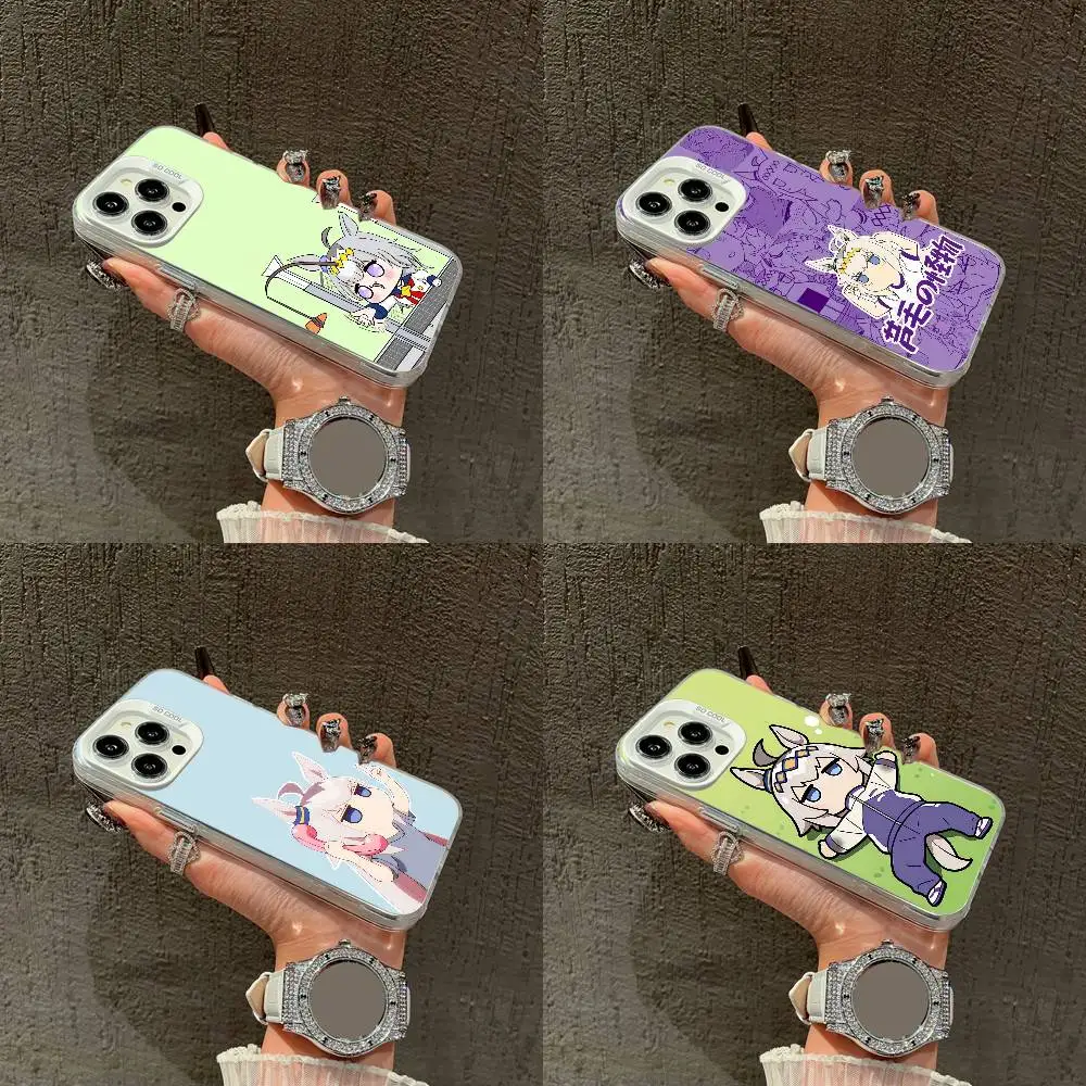 

U-Uma Musume Pretty Derby Oguri Cap Phone Case For iPhone 16,15,14,13,12,11,Mini,Pro,E,XS,SE4,MAX White IMD Box