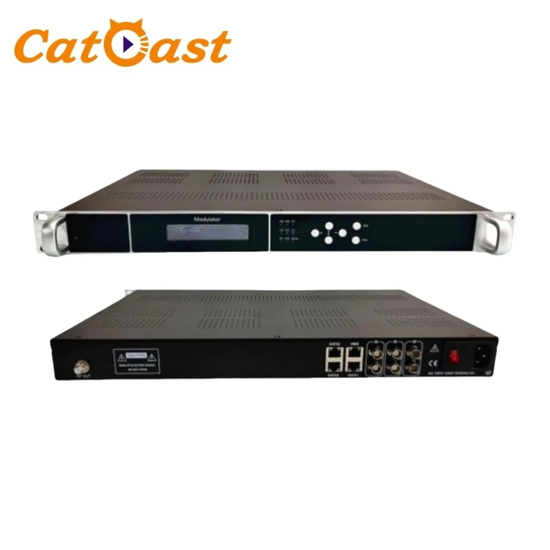 IP to 16 TDT Catv Modulator 16 carriers RF DVB-T Modulator for DTV Broadcasting System