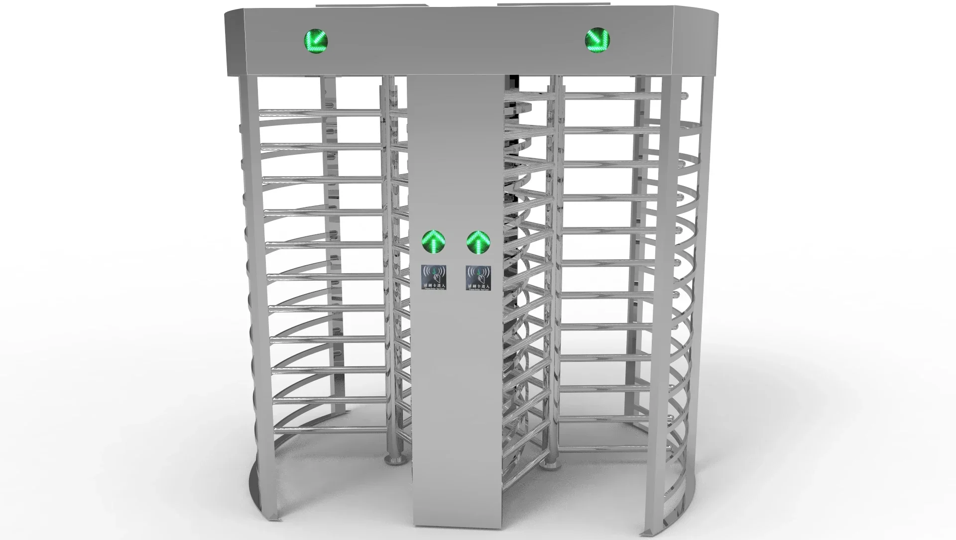 pedestrian turnstile gate access control portable turnstile gate full height turn style rotating door for container