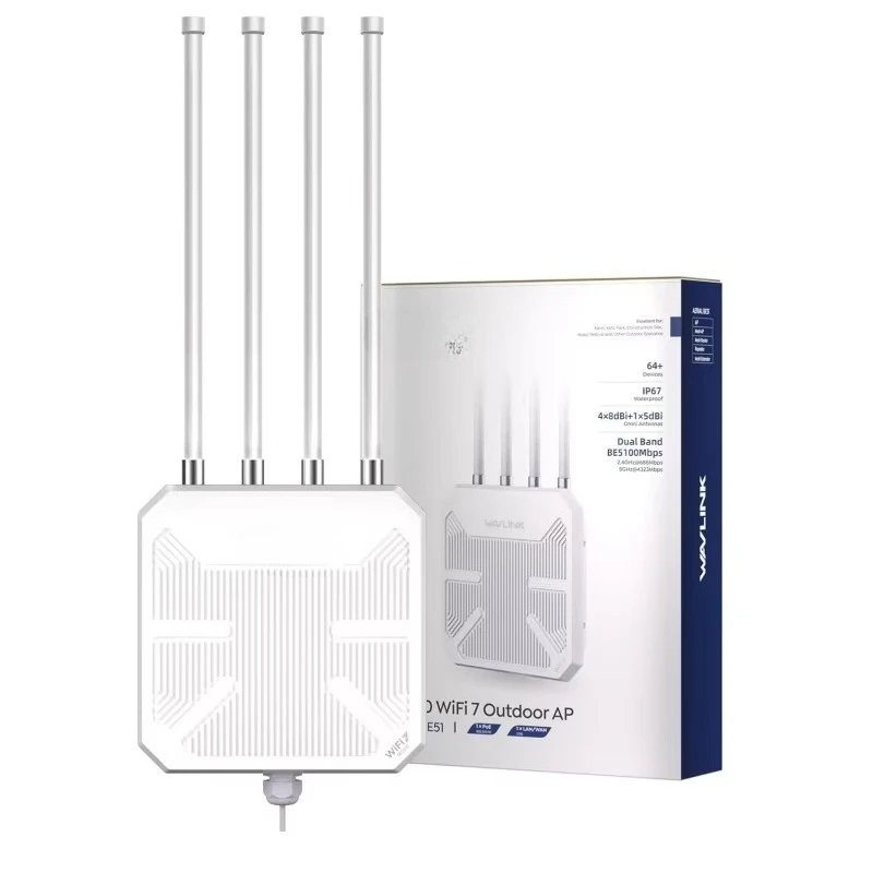 Wavlink 573HBE2  PoE  Wifi7  BE5100 Access Point Range Extender High-Speed Dual Band Repeater Long-Range Aerial for Outdoor