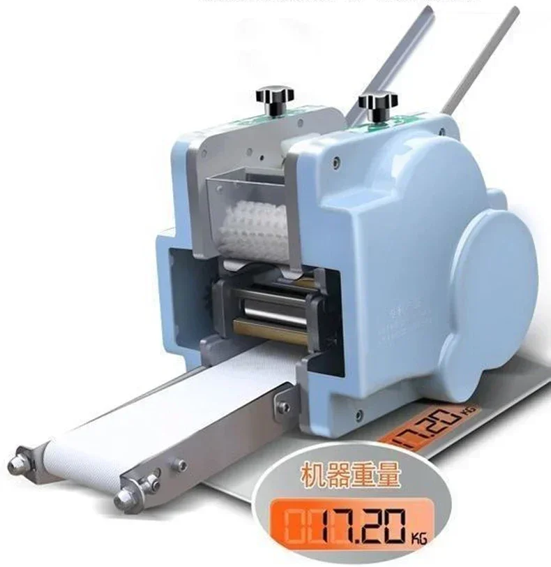 Máquina para hacer Wonton Pi, máquina para envolver dumplings, piel Gyoza automática, máquina de moldeo redonda comercial para el hogar, piel cuadrada de raviolis