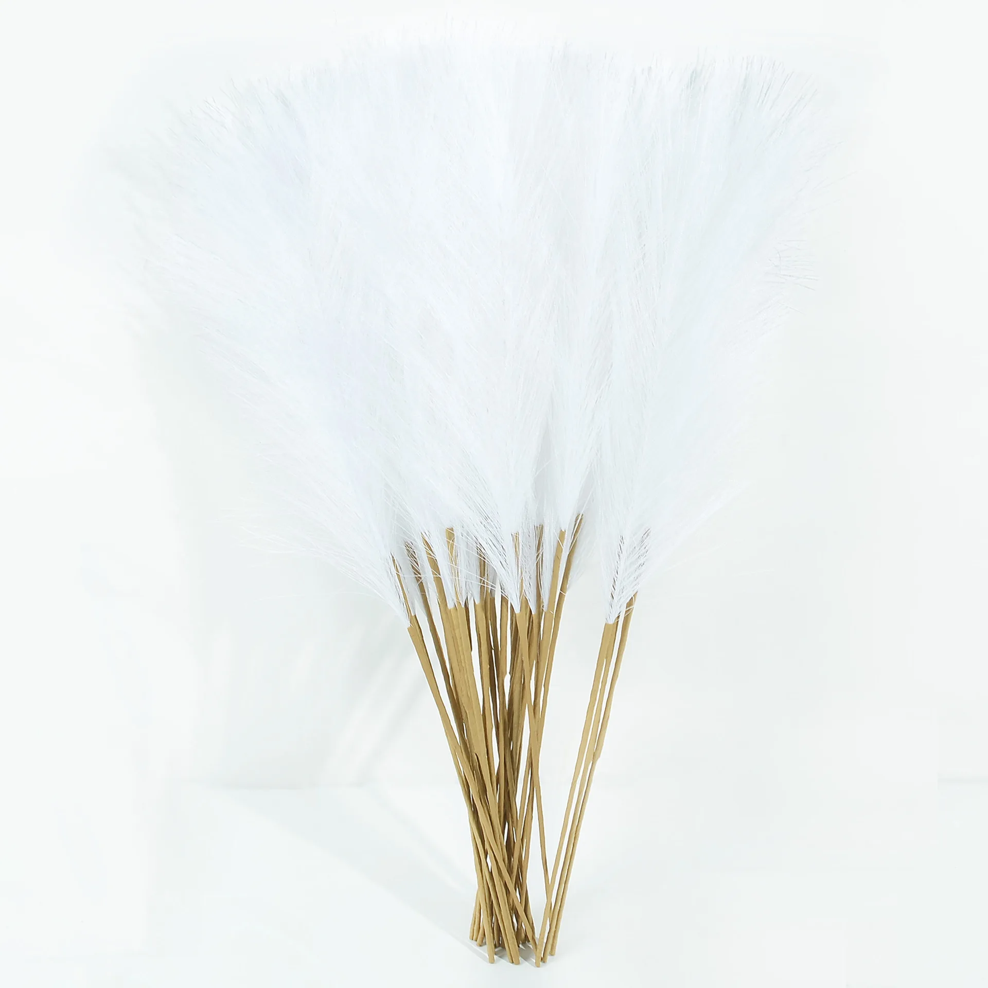 5 قطعة 2 شوكة 45 سنتيمتر الاصطناعي Pampas العشب باقة بوهو ديكور زهرة نبات صناعي القصب ل الجدول DIY بها بنفسك المنزل ديكور حفلات الزواج #4