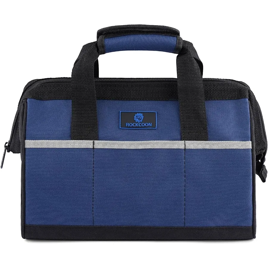 13'' Wide Mouth Tool Bag for Efficient Tool Storage in Workshops and Construction Sites Heavy Duty Design with Waterproof Prote