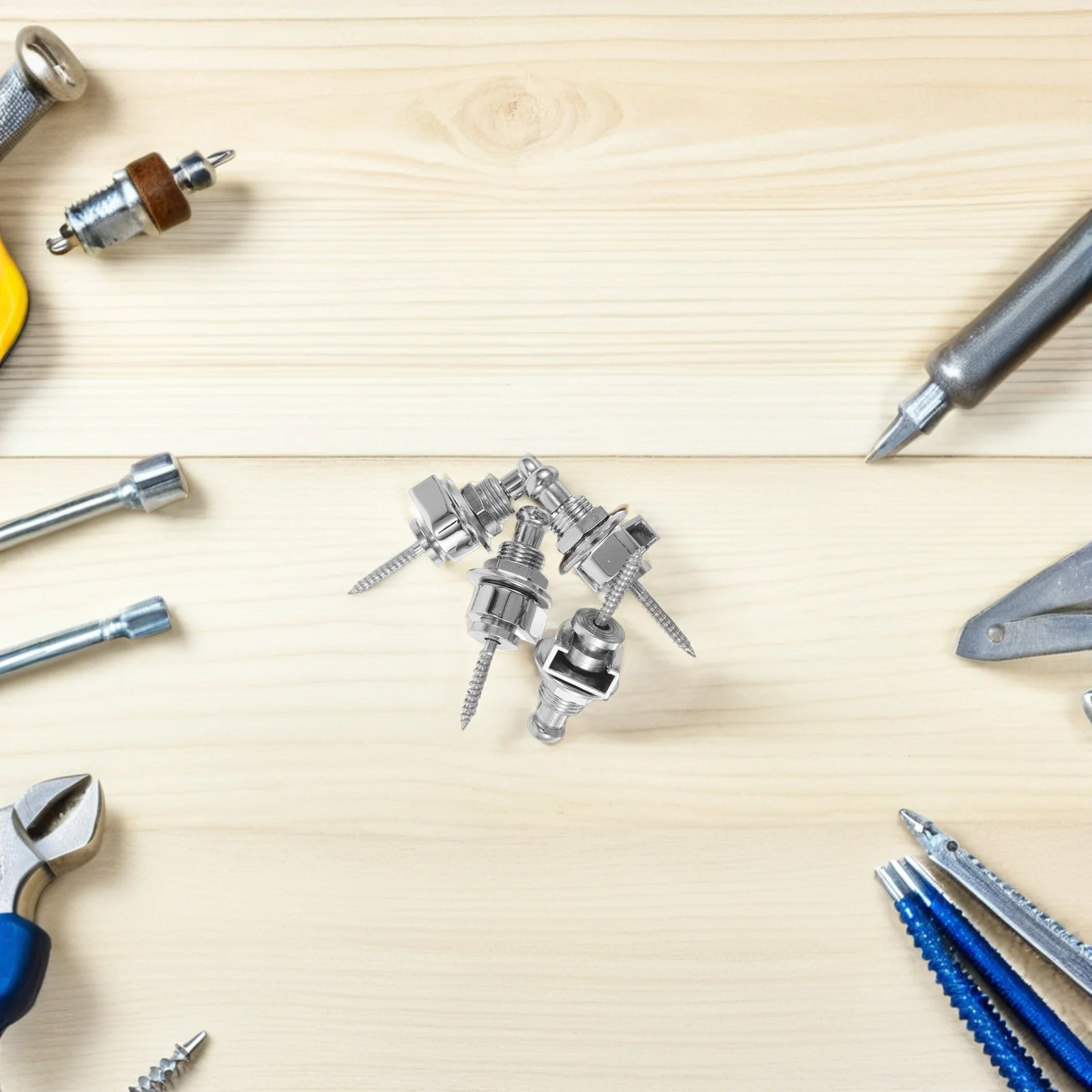 4 stücke Anti-Slip Gitarre Strap Schlösser Universal Fit Für Akustische Klassische Ukulele Elektrische Bass End Pins Hardware Zubehör strap