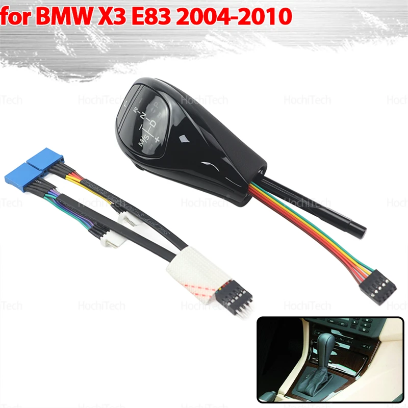 

LED Car Styling for BMW X3 E83 2004-2010 Thumb Gear Shift Knob Electronic Automatic Gear Shift Handle