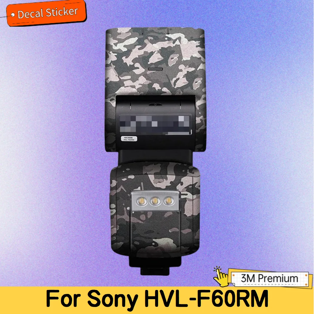 For HVL-F60RM Flash Sticker Decal Film Protective Skin Anti-Scratch Protector Coat for sony HVLF60RM