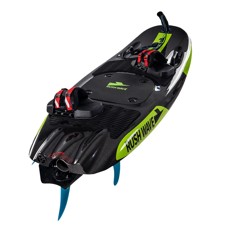 RUSH WAVE Jet Surfboard Gasoline Carbon Fiber Professional Gasoline Surfboard 110cc Powered Surfboard for Surfing on the Sea