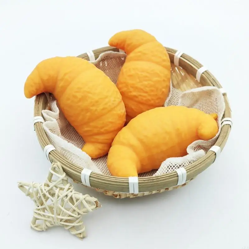 Novelty Squeeze Toy Prank Bread Bakery for Kids Anxiety Reduce Teens Party Supplies A2UB