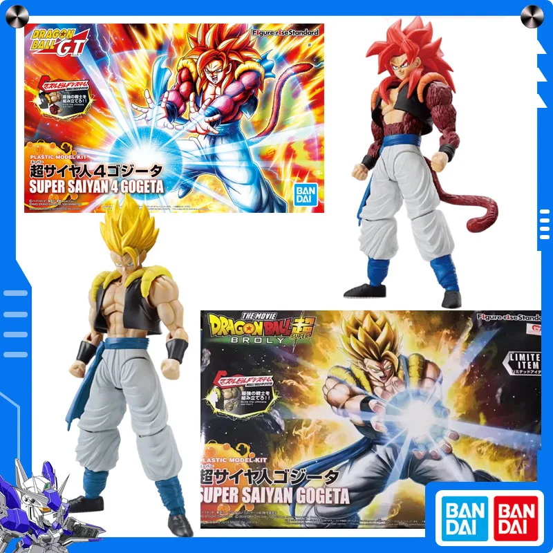 Original Bandai Dragon Ball Super Saiyan 4 Gogeta/Super Saiyan Gogeta Figure-rise Standard Anime figurine modèle d'assemblage
