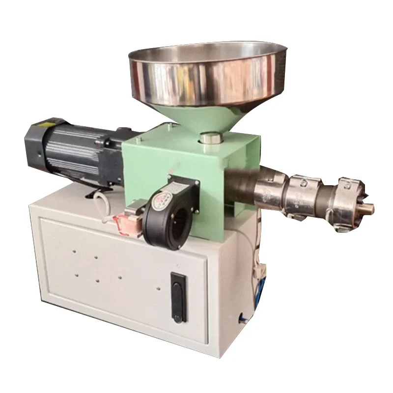 110V/220V SJ15 Single Screw Extruder Desktop Plastic Injection Molding Machine Polymer Material PP ABS Extrusion Small Extruder