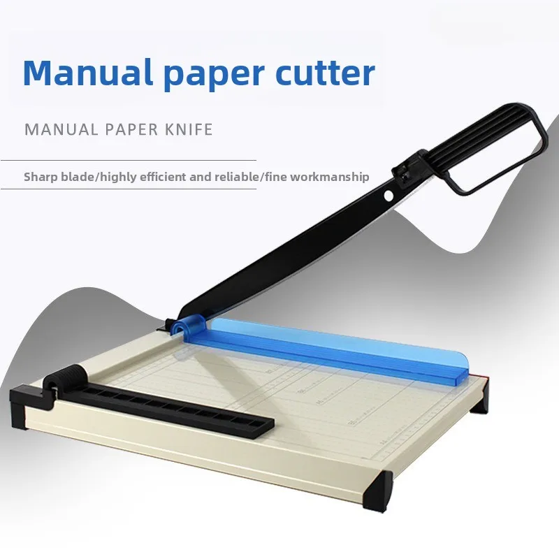 Manual A4 Paper Cutter Paper Trimmer Cutting Machine Paper Slicer with Blade for Paper Plastic Sheet Home Office Craft Tool