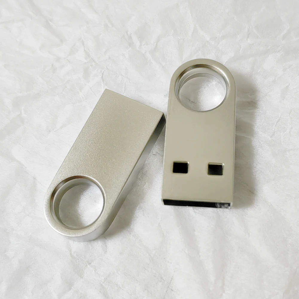 10 Pieces New No Printing logo Mini Metal USB Case USB Shell they suitable load for mUDP flash the shell NO memory chip