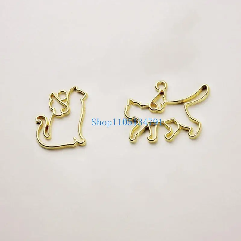 98 كجم الثعلب كيتي شكل قلادة فارغة عيد الميلاد الحرفية قالب سبائك عالية الجودة صنع الأشعة فوق البنفسجية كريستال صنع المجوهرات صب #3