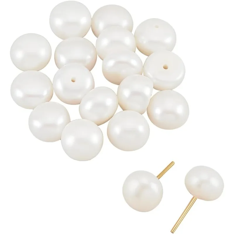 

Бусины Из Натурального пресноводного жемчуга класса AAA, 8 пар