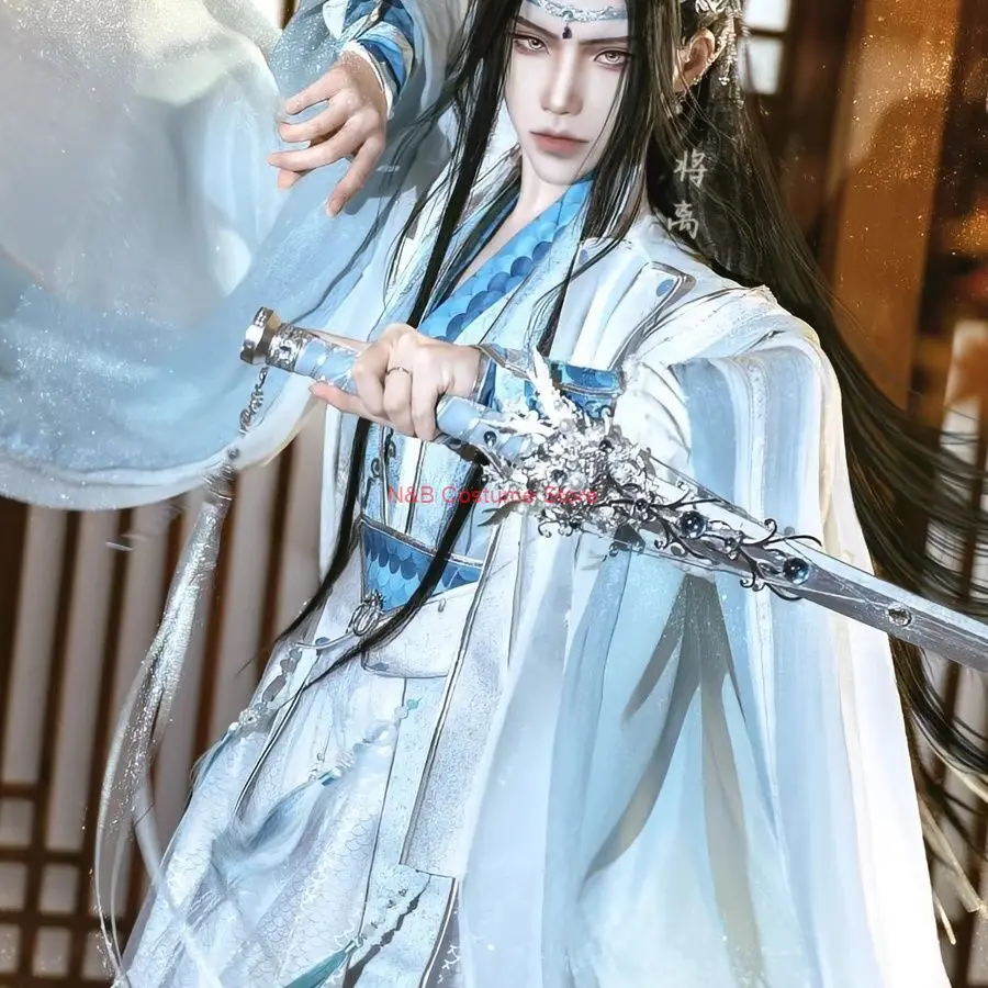 Mo Dao Zu Shi The Untamed fooded | Dragon Ji Fox Xian | เสื้อผ้า LAN Wangji | LAN Zhan | ชุดคอสเพลย์ผู้หญิงสไตล์โบราณ