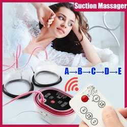 Electric Chest Enlargement Massager Pump Suction Machine Vacuum Therapy Butt Enhancement Massage Device Cupping Cups Lifting