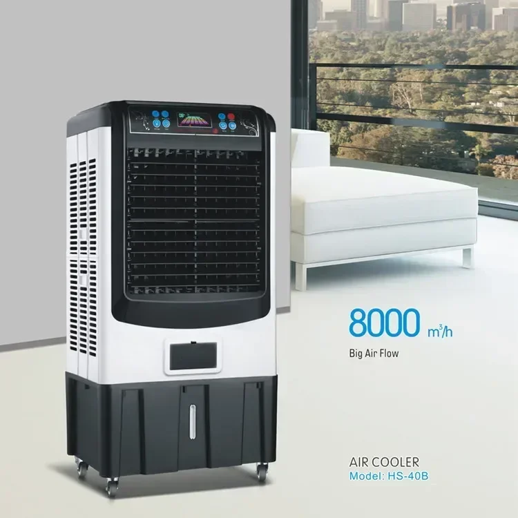 New Design  Evaporative Water Air Cooler Portable Indoor Air Cooling Equipment Energy Saving Mobile Air Conditioning