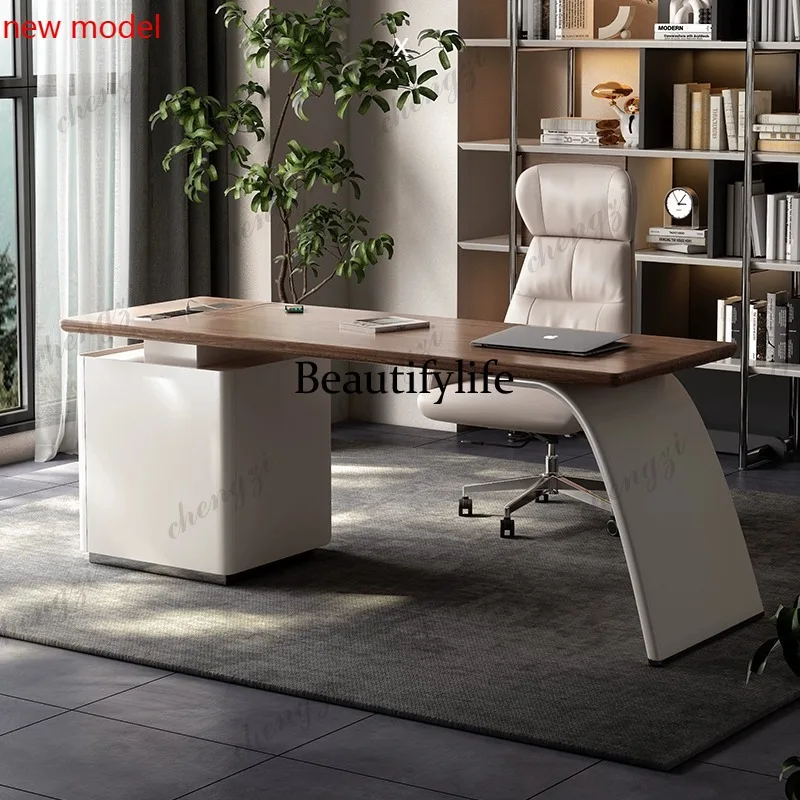 

Design Organiser Computer Desks Storage Shelf Wooden Adult Drawers Gaming Desk Notebook White Mesas De Computador FurnitureA178