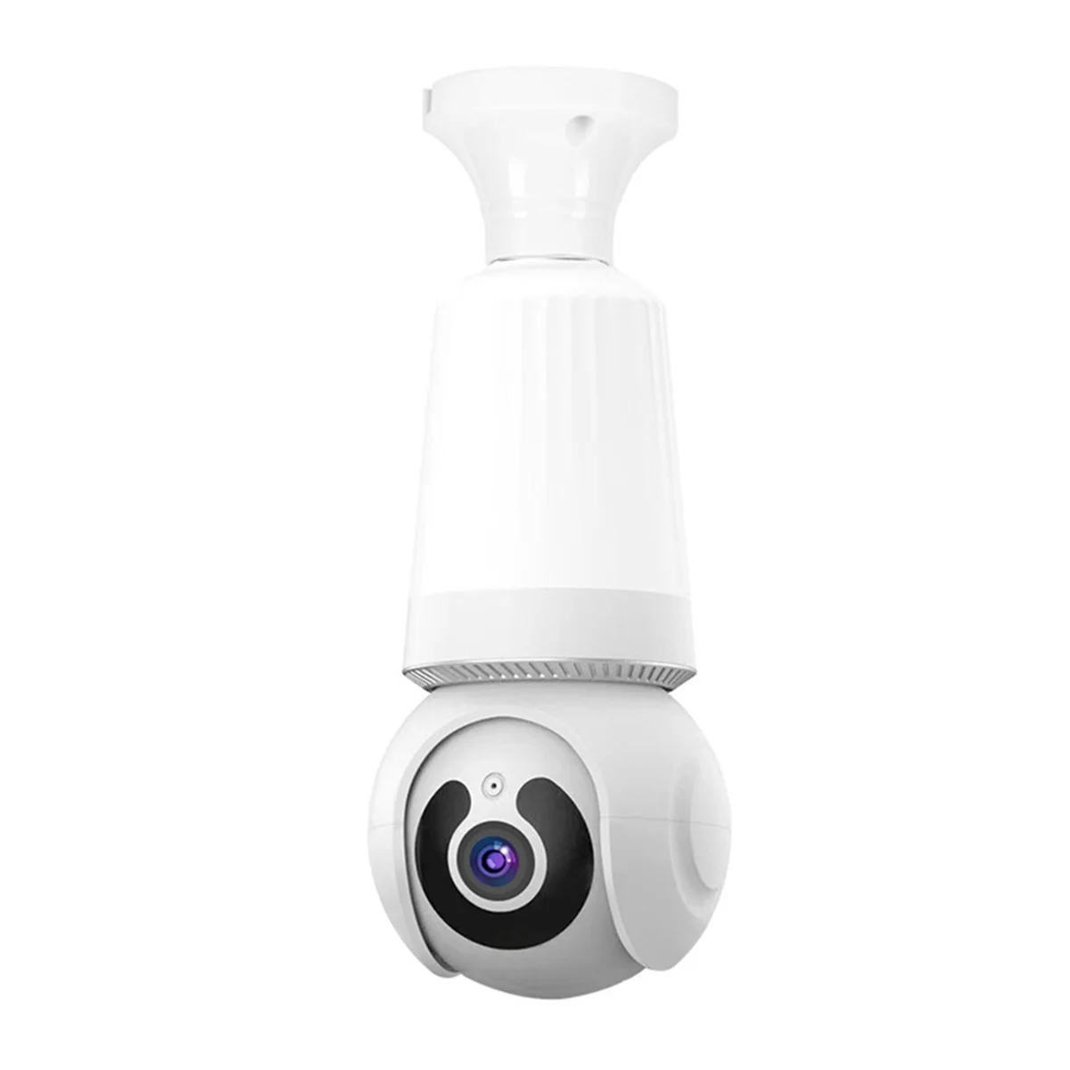 Y06A Bulb Camera 2MP Wifi 360° Color Night Two-Way Talk Security Surveillance E27 Camera No Wiring Required for Home Indoor B