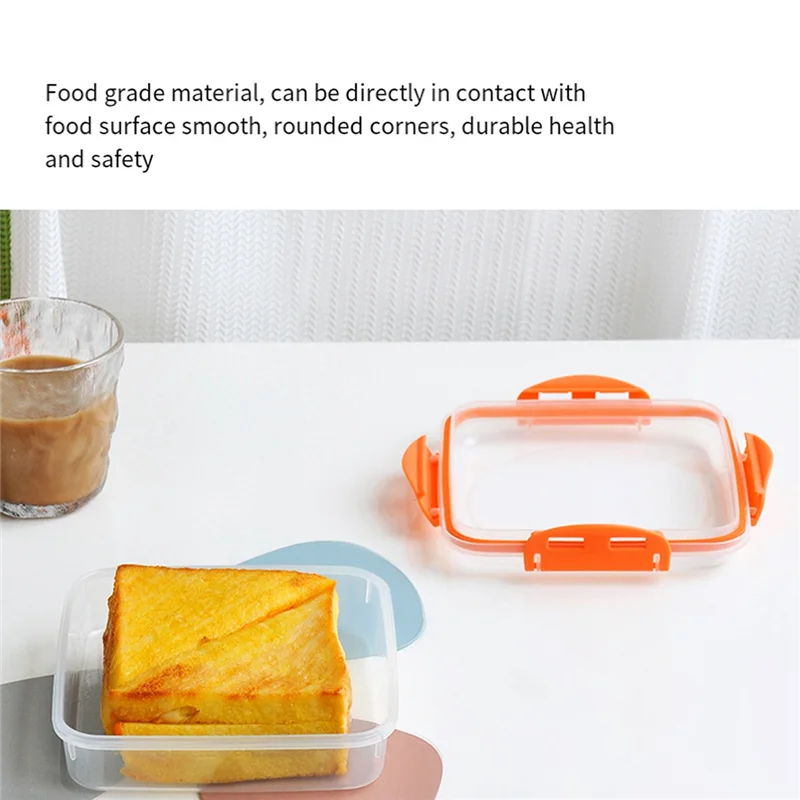 3 PCS Sandwich Containers - Microwave and Dishwasher Safe Kitchen Storage Containers with Upgraded Snaps, Lunch Boxes