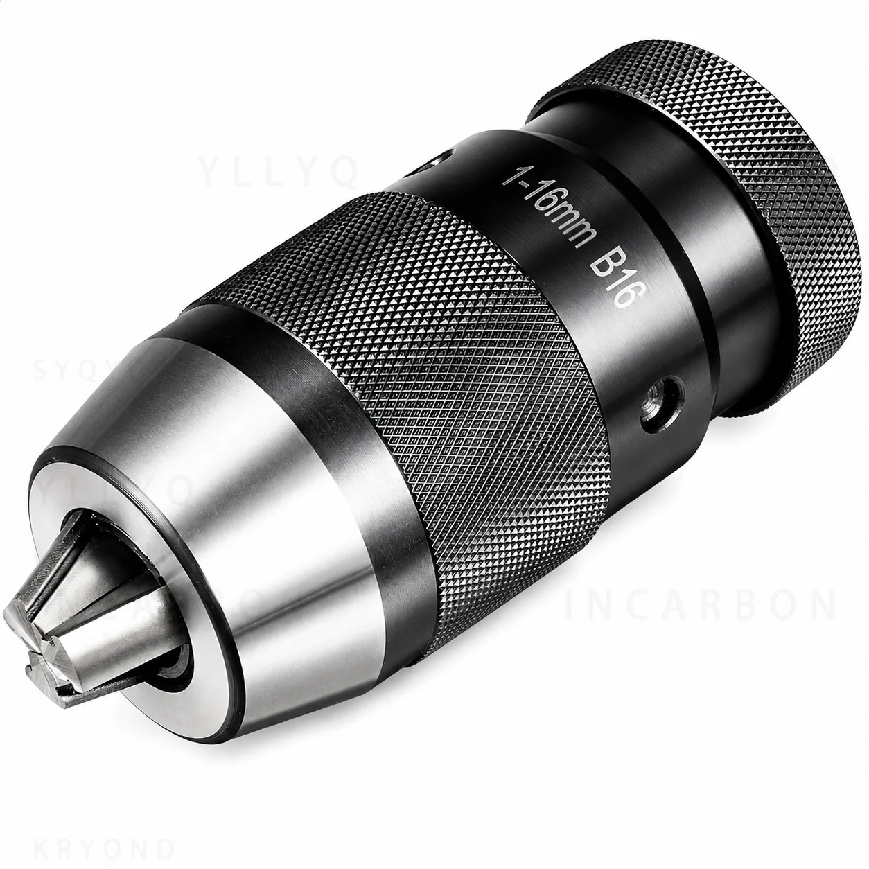 1-16mm B16 Keyless Drill Chuck with MT2 MK2 Arbor Self Tightening for CNC Lathe Milling and Drilling Machine Tools