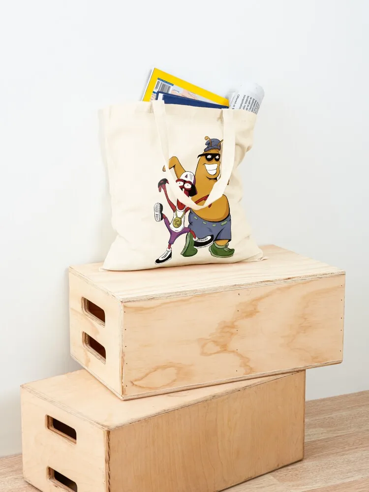 Toejam and Earl Tote Bag حقيبة تسوق حمل الحقائب الجمالية حمل الحقائب أكياس القماش حقيبة كبيرة