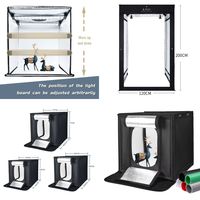 SH Dimmable Studio Large Indoor Portable Photography Light Box 45/65/80/200cm For Photography Portrait Photos Photo Studio