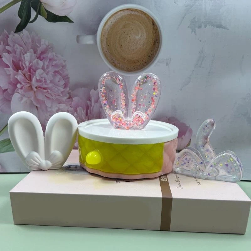 

91AC Silicone Resin Moulds Silicone Animal Ear Mold DIY Craft Molds Ornament Moulds